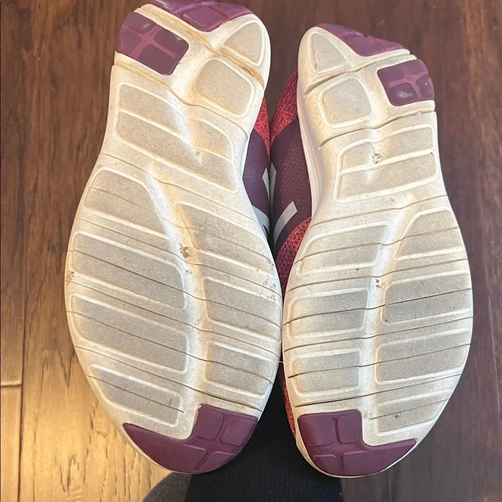New Balance Women's Berry and Silver Athletic Shoes